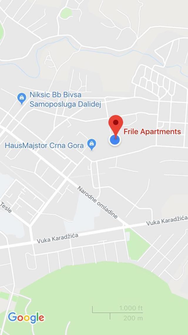 Frile Apartments Nikšić Dış mekan fotoğraf